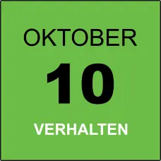 Oktober - Verhalten