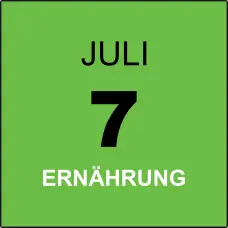 Juli - Ernährung