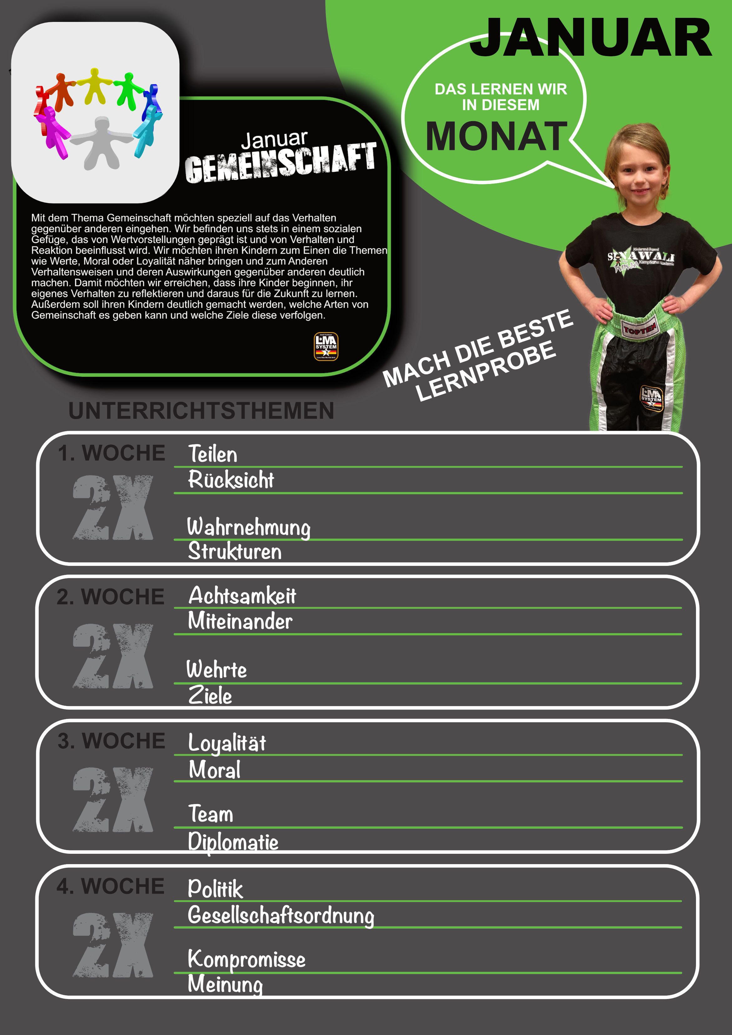 Monatsthema Gemeinschaft