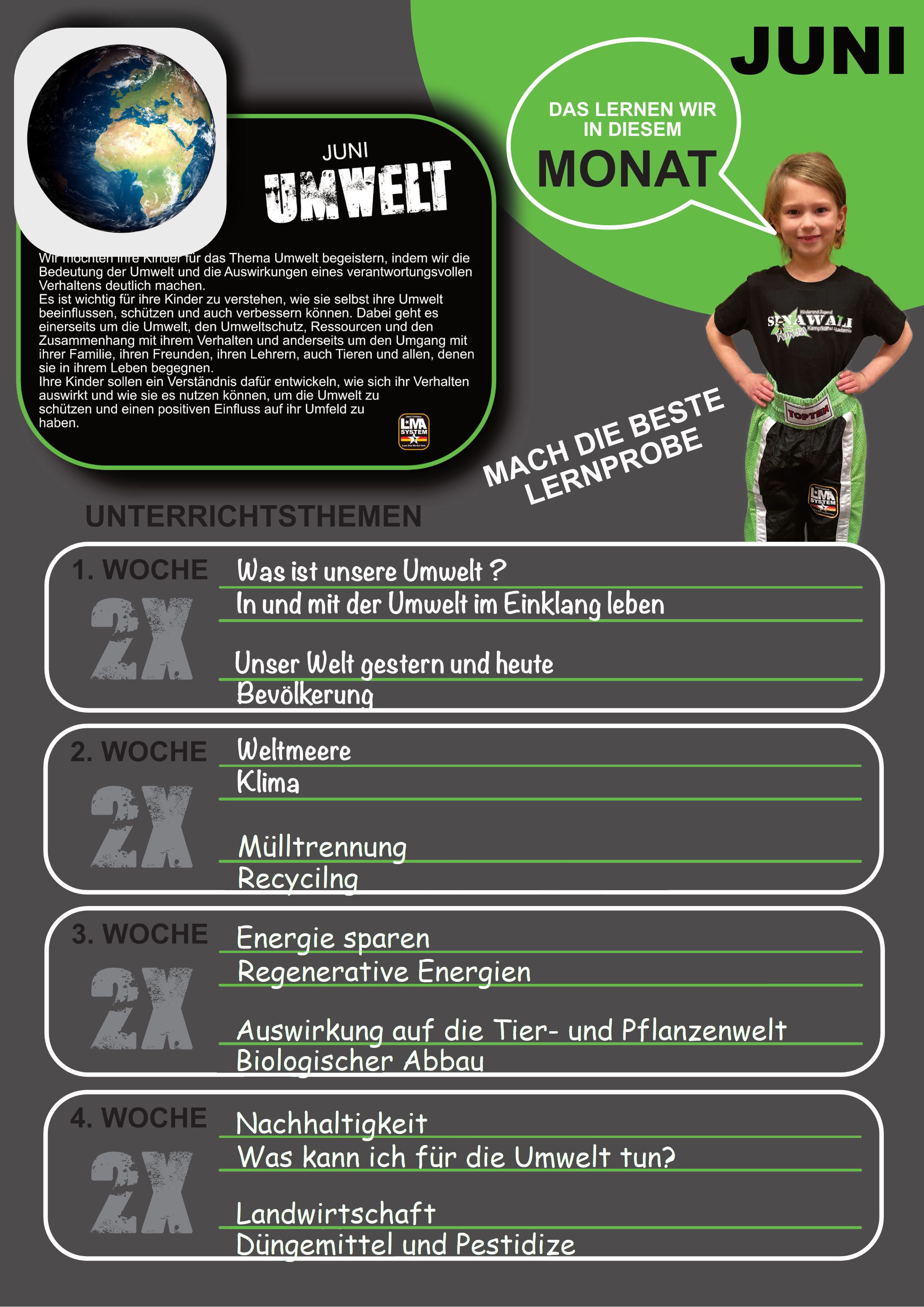 Monatsthema Juni - Umwelt