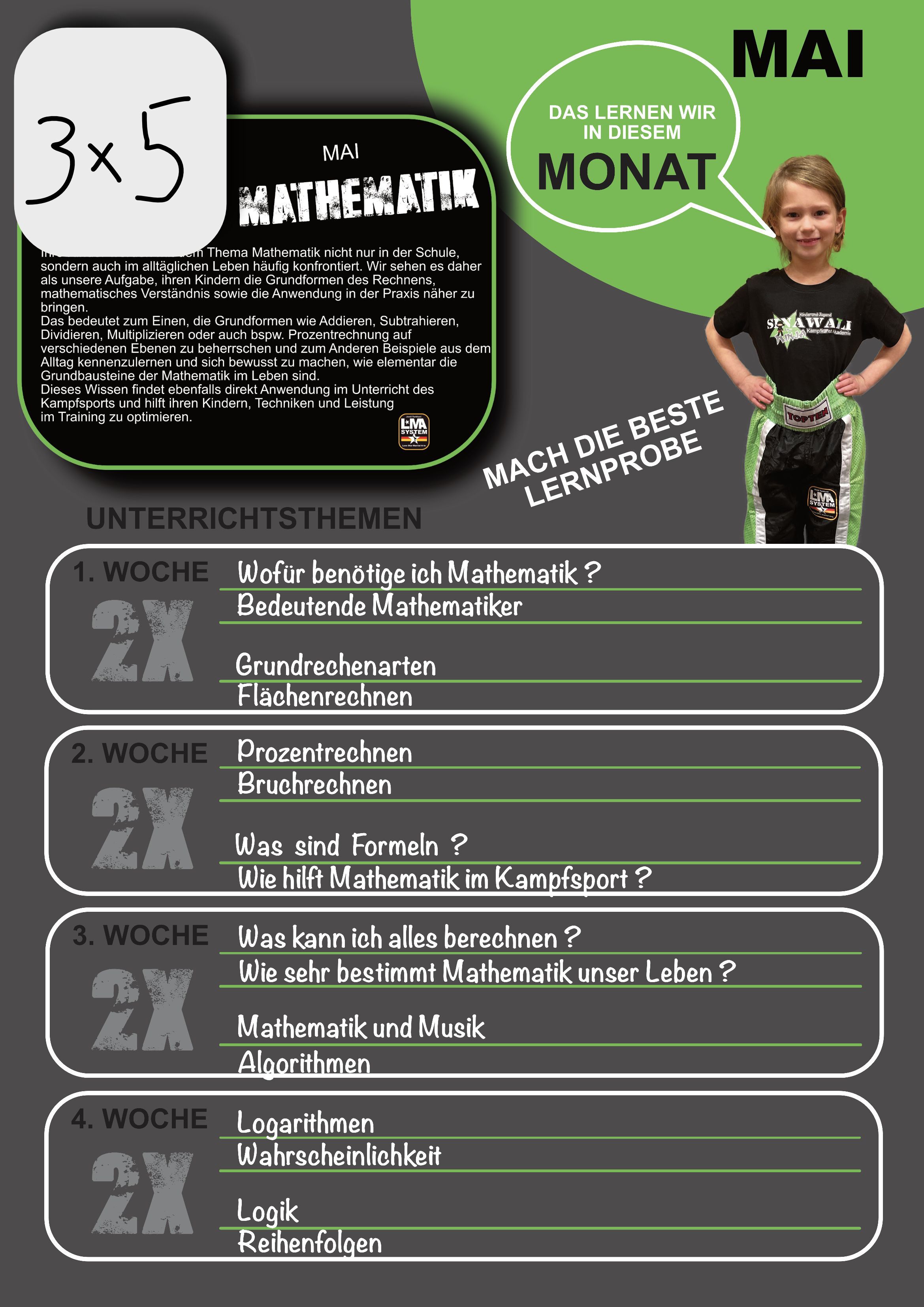 Monatsthema Mai - Mathematik