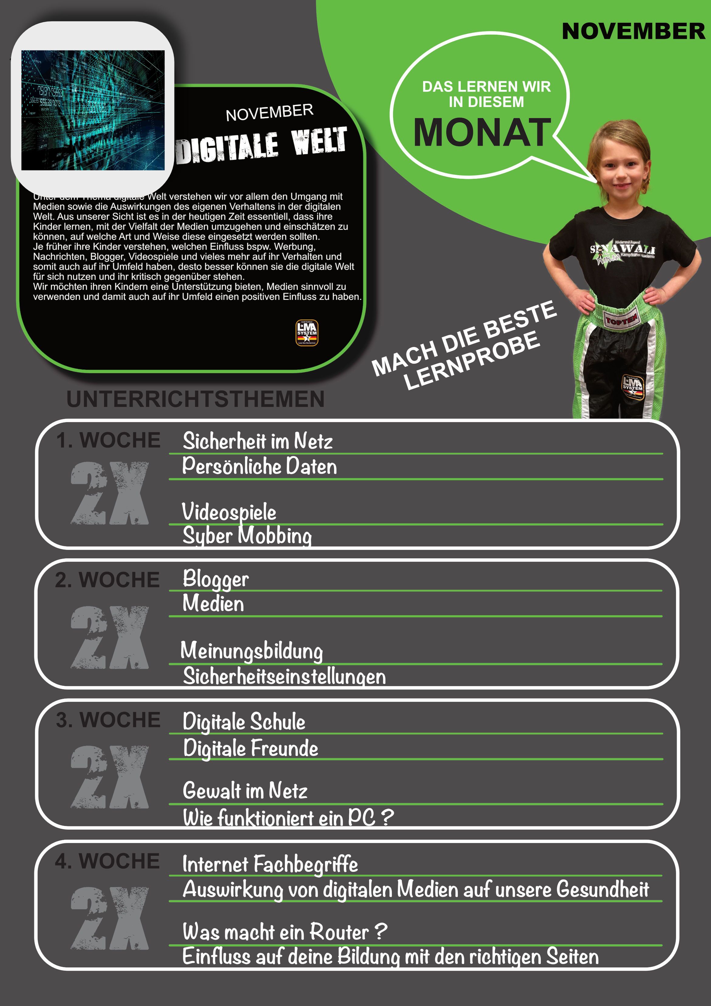 Monatsthema November - Digitale Welt