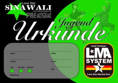 Kinder  Jugend Urkunde