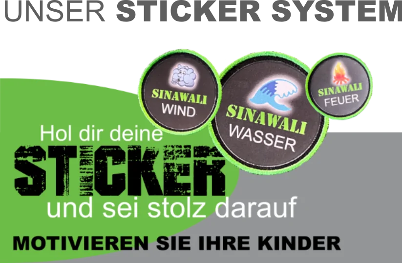 Unser Stickersystem