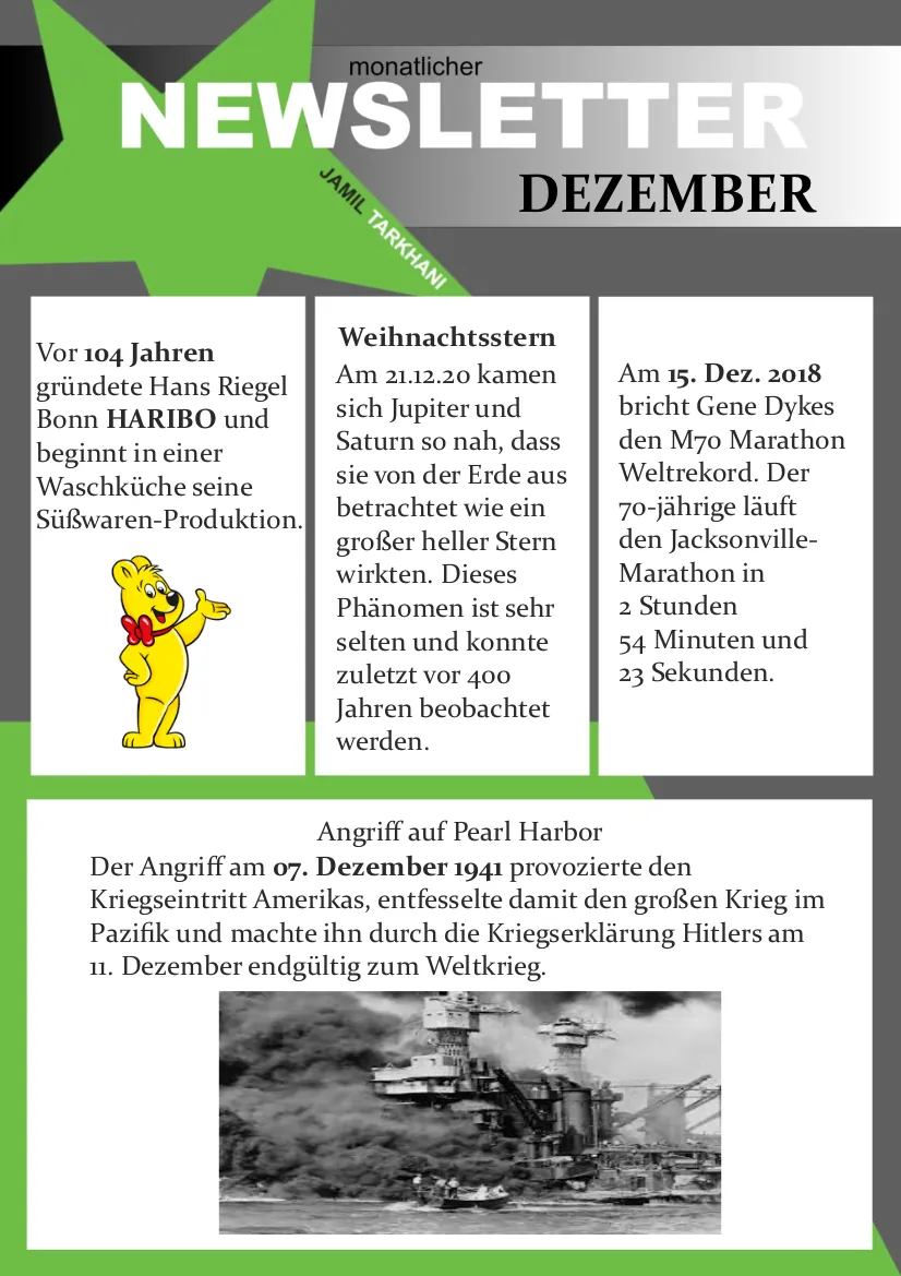 Newsletter Dezember 2024