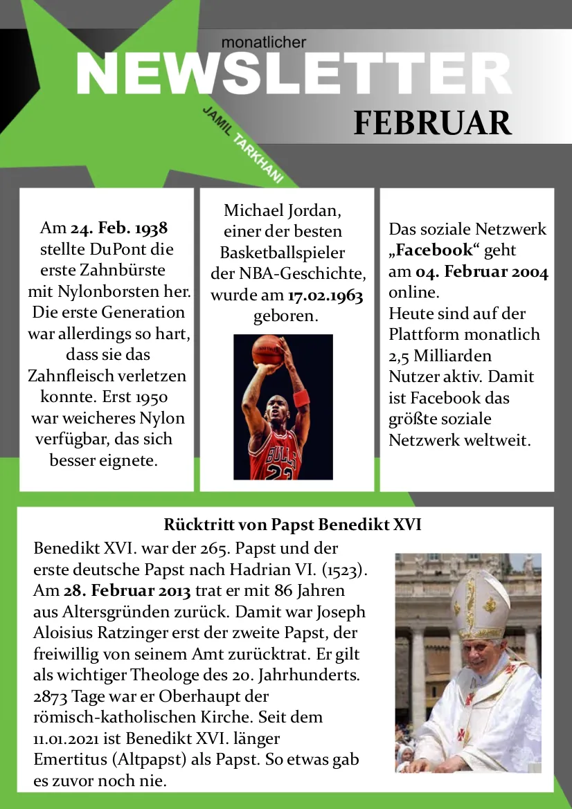 Newsletter Februar 2025