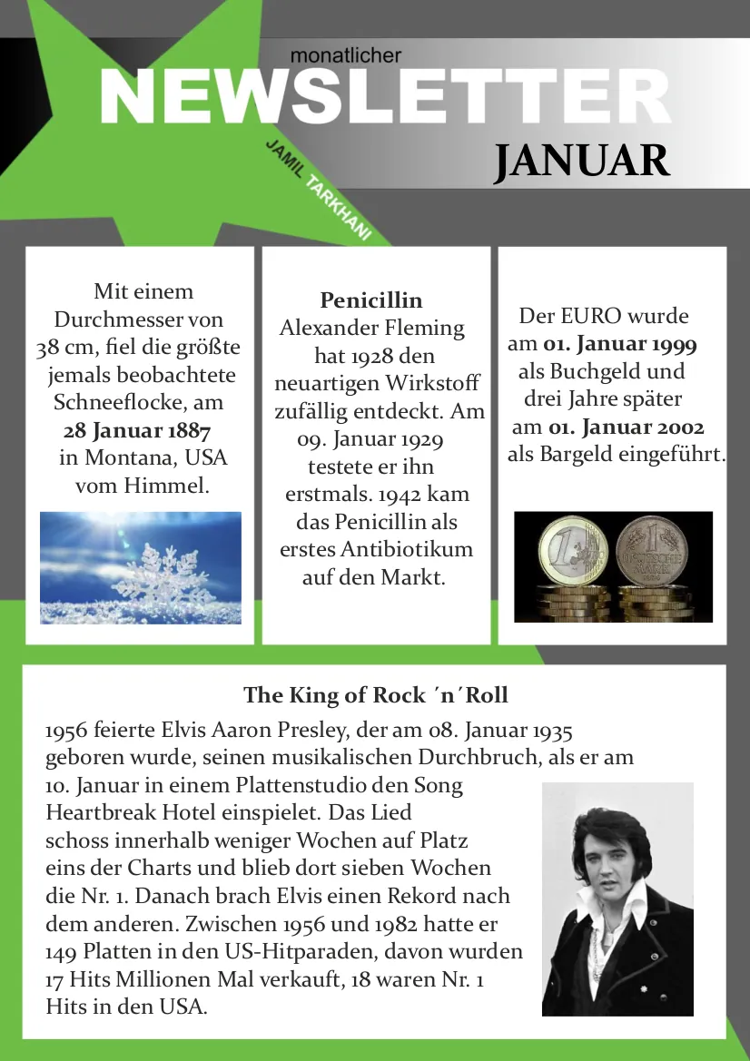 Newsletter Januar 2025