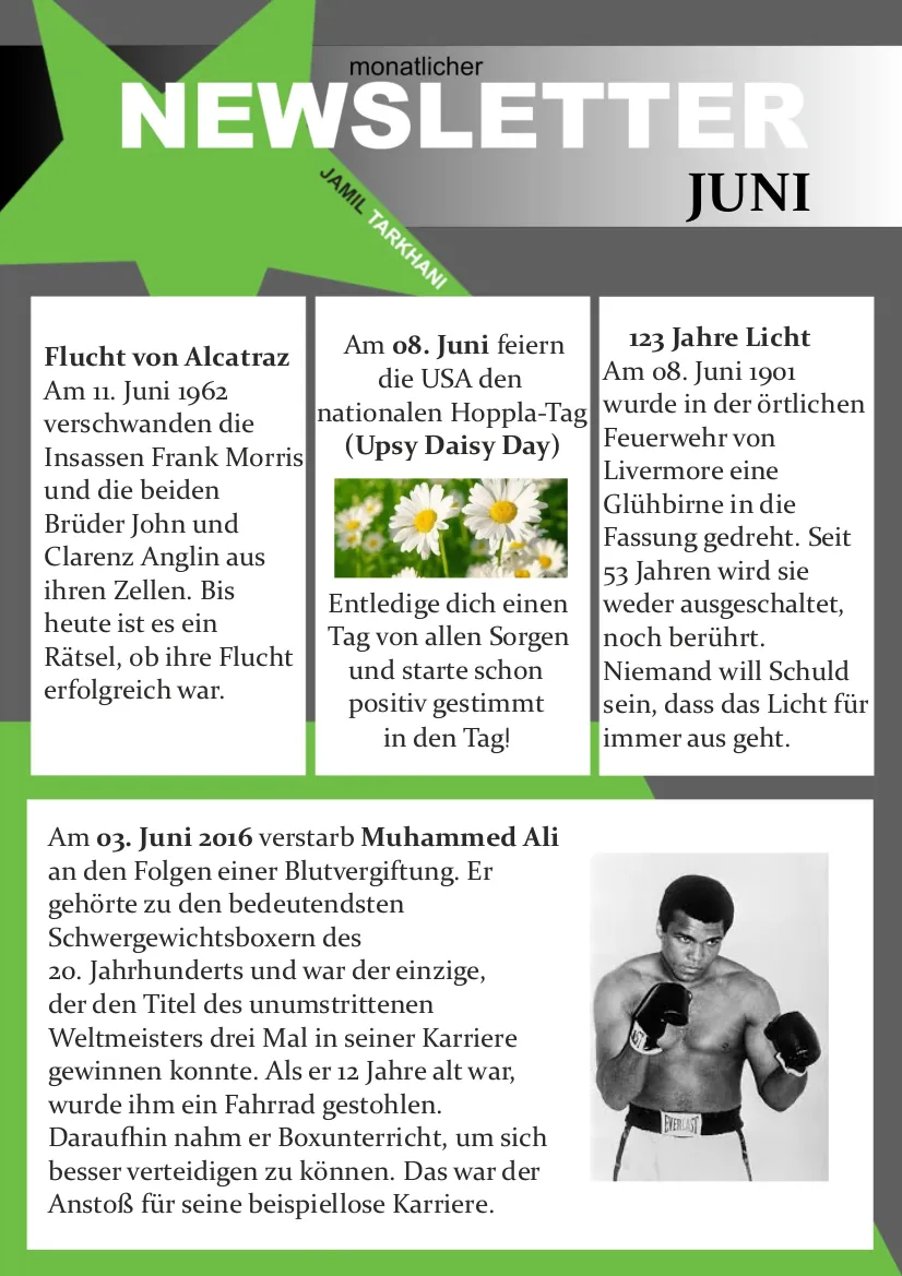 Newsletter Juni 2024