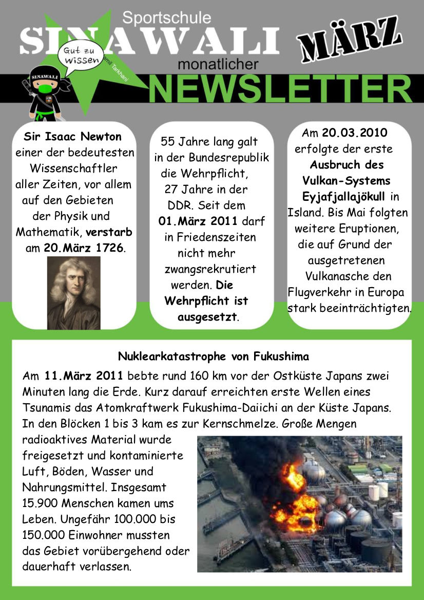 Newsletter März 2025
