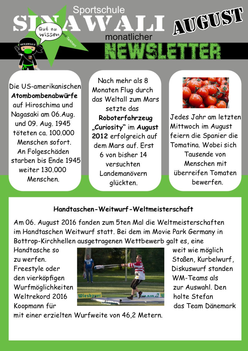 Newsletter August 2025